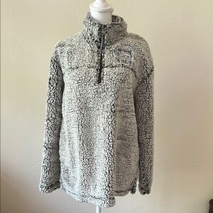 Boxercraft Gray Sherpa Fleece 1/4 Zip Sweater